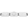 Caricatore Qi Wireless Caricabatterie 3in1 Stazione di Ricarica Pieghevole 15W