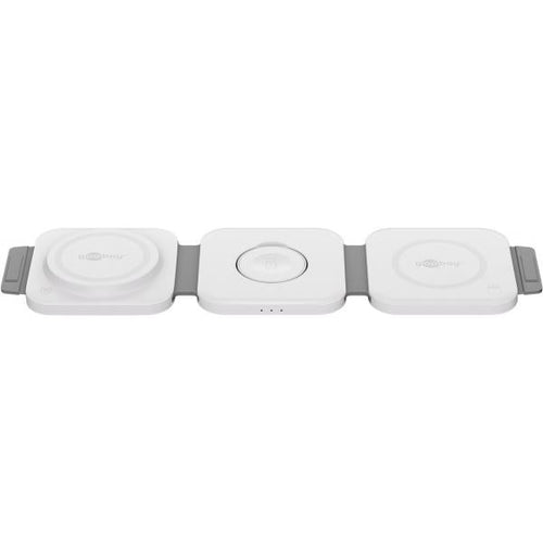 Caricatore Qi Wireless Caricabatterie 3in1 Stazione di Ricarica Pieghevole 15W