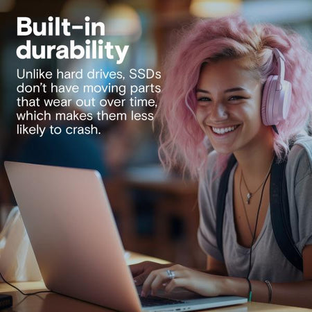 Hard disk SSD Crucial BX500 - 2.5" - 4 Tb (4000 Gb) - SATA 3 - Stato Solido - Lettura 540MB/S, Scrittura 500MB/S