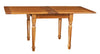Biscottini Tavolo allungabile Country in legno massello di tiglio finitura noce. Made in Italy
