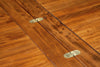 Biscottini Tavolo allungabile Country in legno massello di tiglio finitura noce. Made in Italy