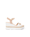 Nero Giardini sandali donna bianco con zeppa E513552D707