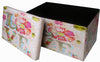 Biscottini Pouf Contenitore Richiudibile Biscottini Ecopelle Design 60x36x36 Arredo Casa
