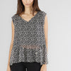 BLUSA IN GEORGETTE STAMPATA