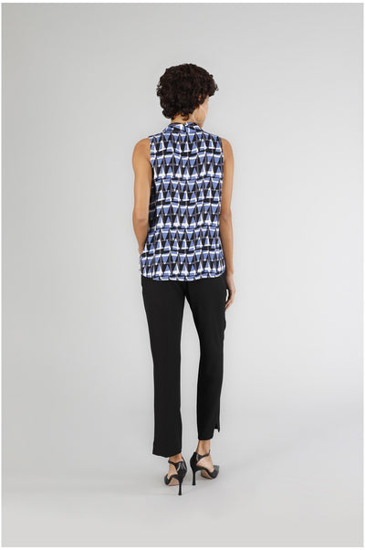 BLUSA SMANICATA STAMPATA