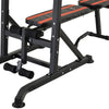 Postazione Pieghevole e Multiuso per Allenamento in Acciaio con Barra Trazioni e Sedia Romana, 92 x 178 x 200-236cm ZC7A91-092RDZC7