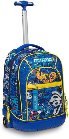 Mitama Star Zaino Con Ruote Trolley Ragazzo Bambina Scuola Elementare