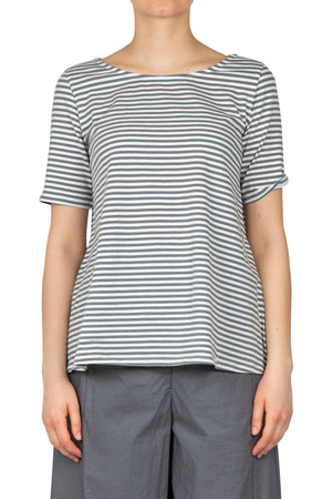 NEIRAMI Neirami - T-shirt - 450089 - Bianco/Grigio da donna