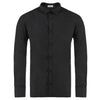 Camicia Prince Nero Camicia Uomo Cameriere Reception Acconciature Stiro Facile