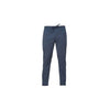 Pantalone Enrico Gessato Blu Pantalone Cuoco Rigato