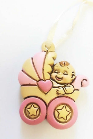 12 BOMBONIERE CARROZZINA ROSA PASSEGGINO CERAMICA APPENDINO BATTESIMO NASCITA Casa e cucina/Hobby creativi/Materiali per hobby creativi/Forniture per feste/Bomboniere Trade Shop italia - Napoli, Commerciovirtuoso.it