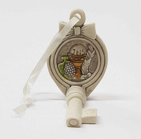12 BOMBONIERE CHIAVE FIOCCO GANCIO COMUNIONE CALICE EUCARESTIA BIANCO CERAMICA Casa e cucina/Hobby creativi/Materiali per hobby creativi/Forniture per feste/Bomboniere Trade Shop italia - Napoli, Commerciovirtuoso.it