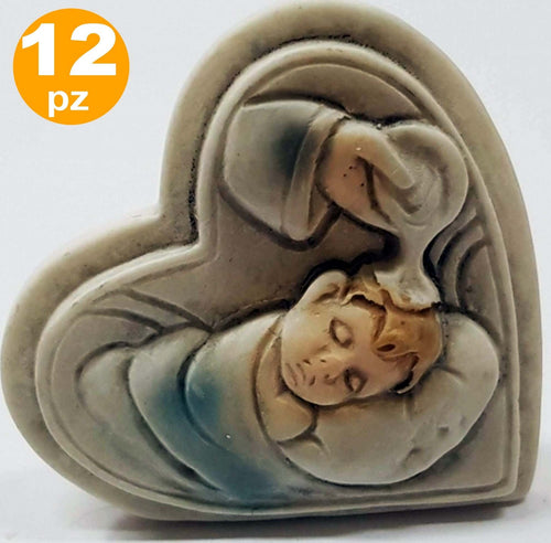 12 BOMBONIERE CUORE BATTESIMO BAMBINO SACRAMENTO ACQUA CERAMICA SOPRAMMOBILE Casa e cucina/Hobby creativi/Materiali per hobby creativi/Forniture per feste/Bomboniere Trade Shop italia - Napoli, Commerciovirtuoso.it