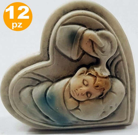 12 Bomboniere Cuore Battesimo Bambino Sacramento Acqua Ceramica Soprammobile Casa e cucina/Hobby creativi/Materiali per hobby creativi/Forniture per feste/Bomboniere Trade Shop italia - Napoli, Commerciovirtuoso.it