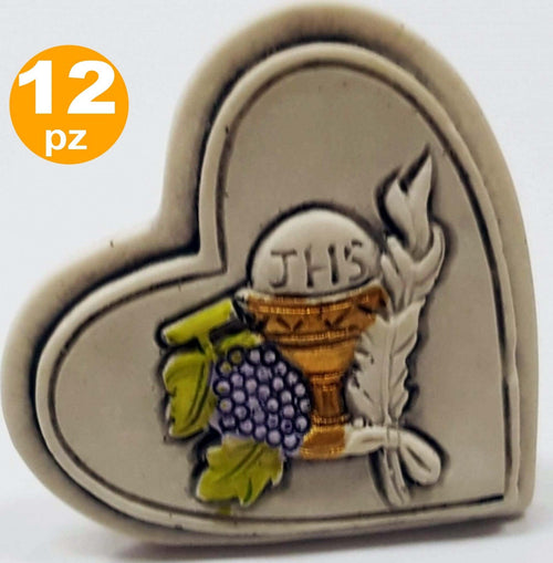 12 Bomboniere Cuore Comunione Eucarestia Calice Bianco Ceramica Soprammobile Casa e cucina/Hobby creativi/Materiali per hobby creativi/Forniture per feste/Bomboniere Trade Shop italia - Napoli, Commerciovirtuoso.it