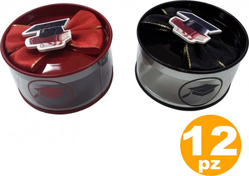 12 BOMBONIERE LAUREA SCATOLINA IN LATTA METALLO PLASTICA CAPPELLO PORTACONFETTI Casa e cucina/Hobby creativi/Materiali per hobby creativi/Forniture per feste/Bomboniere Trade Shop italia - Napoli, Commerciovirtuoso.it