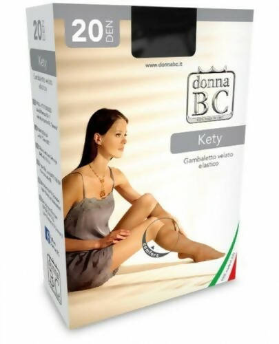 12 Paia Gambaletto Donna B.C. Kety 20 Den In filanca BC Taglia unica vari colori