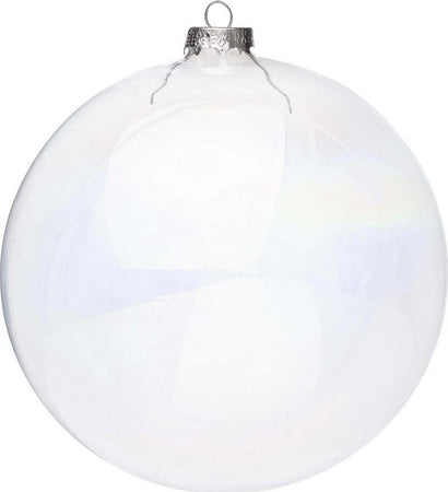 12 Palline in vetro trasparente per albero di Natale moderno da Ø 10 cm Casa e cucina/Decorazioni per interni/Addobbi e decorazioni per ricorrenze/Decorazioni natalizie/Addobbi e decorazioni/Palle e palline MagiediNatale.it - Altamura, Commerciovirtuoso.it