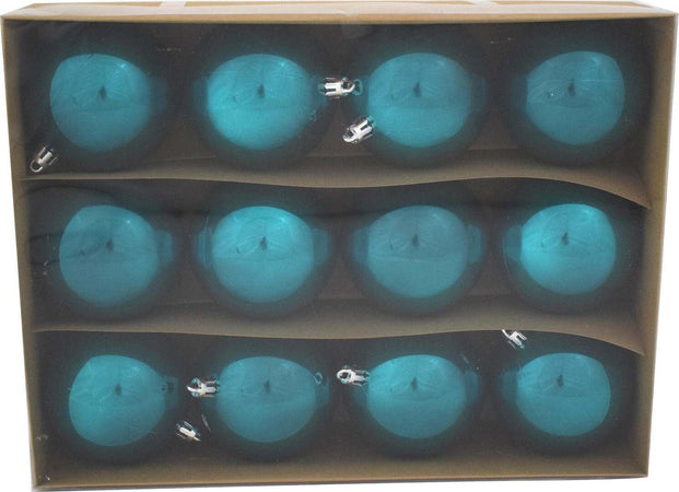 12 palline natalizie in PVC Verde Perlate da Ø 8 cm, Pendaglio Tinta Unita Casa e cucina/Decorazioni per interni/Addobbi e decorazioni per ricorrenze/Decorazioni natalizie/Addobbi e decorazioni/Palle e palline MagiediNatale.it - Altamura, Commerciovirtuoso.it