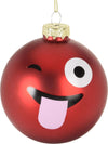 12 palline per albero di natale in vetro con Emoticon da Ø 6 cm pendaglio decorato Casa e cucina/Decorazioni per interni/Addobbi e decorazioni per ricorrenze/Decorazioni natalizie/Addobbi e decorazioni/Palle e palline MagiediNatale.it - Altamura, Commerciovirtuoso.it