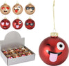 12 palline per albero di natale in vetro con Emoticon da Ø 6 cm pendaglio decorato Casa e cucina/Decorazioni per interni/Addobbi e decorazioni per ricorrenze/Decorazioni natalizie/Addobbi e decorazioni/Palle e palline MagiediNatale.it - Altamura, Commerciovirtuoso.it