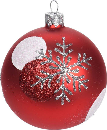 12 palline per albero di natale in vetro con glitter da Ø 8 cm pendaglio decorato Casa e cucina/Decorazioni per interni/Addobbi e decorazioni per ricorrenze/Decorazioni natalizie/Addobbi e decorazioni/Palle e palline MagiediNatale.it - Altamura, Commerciovirtuoso.it