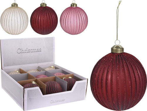 12 palline per albero di natale in vetro con paillette da Ø 8 cm pendaglio decorato Casa e cucina/Decorazioni per interni/Addobbi e decorazioni per ricorrenze/Decorazioni natalizie/Addobbi e decorazioni/Palle e palline MagiediNatale.it - Altamura, Commerciovirtuoso.it