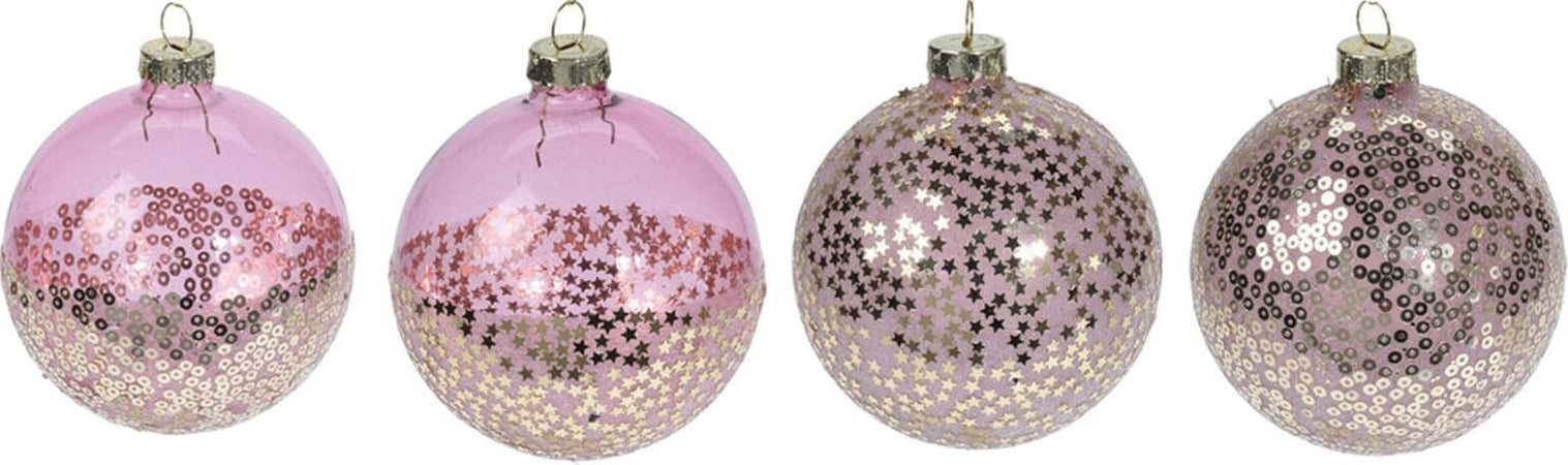 12 palline per albero di natale in vetro con paillette da Ø 8 cm pendaglio decorato Casa e cucina/Decorazioni per interni/Addobbi e decorazioni per ricorrenze/Decorazioni natalizie/Addobbi e decorazioni/Palle e palline MagiediNatale.it - Altamura, Commerciovirtuoso.it