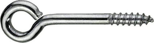 12-PEZZI---OCCHIOLI-FILETTATI-ZINCATI-PER-LEGNO-1,8x6x3MM