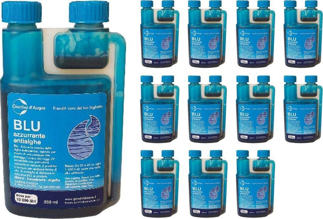 12 Pezzi Blu Azzurrante Naturale per Laghetto Dose per 120000 Litri Giardino e giardinaggio/Piscine vasche idromassaggio e accessori/Prodotti chimici e tester Ph/Chiarificatori d'acqua e enzimi Ogomondo - Martina Franca, Commerciovirtuoso.it