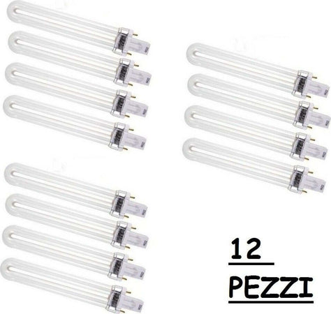 12-PEZZI-BULBI-9W-PER-LAMPADA-UV-36W-RICOSTRUZIONE-UNGHIE-9-W-WATT-PER-LAMPADE