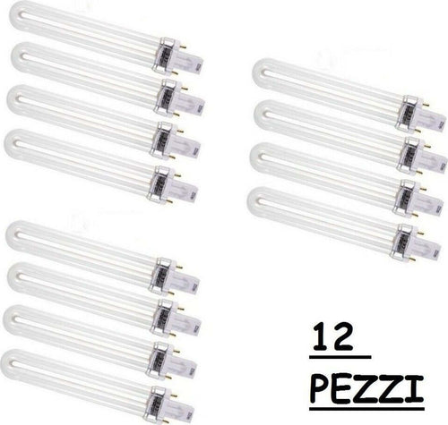 12-PEZZI-BULBI-9W-PER-LAMPADA-UV-36W-RICOSTRUZIONE-UNGHIE-9-W-WATT-PER-LAMPADE