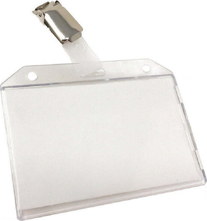 12 Porta Badge In Plastica Rigida Trasparente Con Clip Portabiglietti 90x55 Mm Casa, arredamento e bricolage > Prodotti per Ufficio > Portadocumenti Trade Shop italia - Napoli, Commerciovirtuoso.it