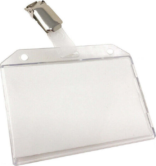 12 Porta Badge In Plastica Rigida Trasparente Con Clip Portabiglietti 90x55 Mm Casa, arredamento e bricolage > Prodotti per Ufficio > Portadocumenti Trade Shop italia - Napoli, Commerciovirtuoso.it