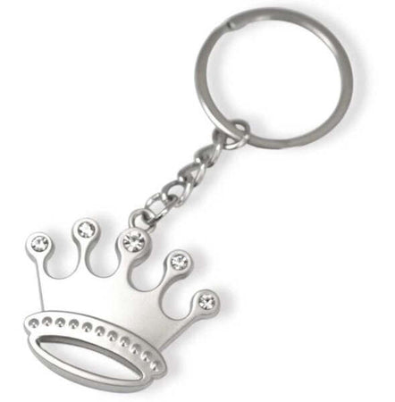 12-Portachiavi-Porta-Chiave-Bomboniere-Confettata-Corona-Re-Regina-Segnaposto