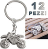 12-Portachiavi-Porta-Chiave-Bomboniere-Confetti-A-Forma-Di-Motocicletta-Da-Cross