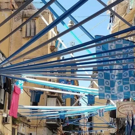 12 Pz Nastri Celebrativi Festa Terzo Scudetto Napoli Colori Misti Bianco Azzurro Sport e tempo libero/Fan Shop/Calcio/Abbigliamento/Sciarpe e scialli Trade Shop italia - Napoli, Commerciovirtuoso.it