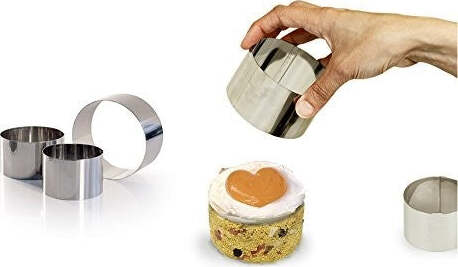 12 PZ STAMPO STAMPINI FORMA PER DOLCI PASTA ANELLO CIRCOLARE 6 X 6 CM CUCINARE  Trade Shop italia - Napoli, Commerciovirtuoso.it