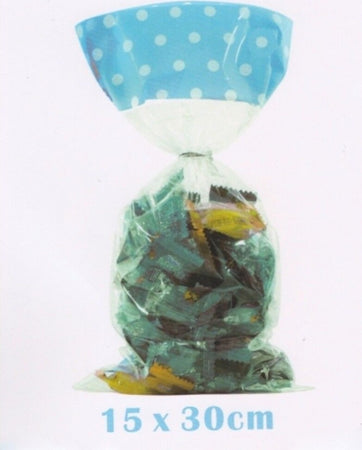 12 SACCHETTI BUSTINE AZZURRO POIS 15X30 CM CONFETTI CONFETTATA CARAMELLE FESTA Casa e cucina/Organizzazione interni/Cofanetti e scatole portagioie/Borsette Trade Shop italia - Napoli, Commerciovirtuoso.it
