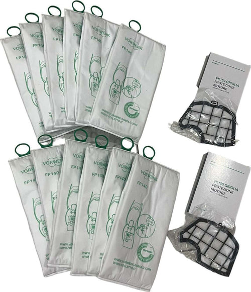 12 Sacchetti Folletto VK 140 / 150 + 2 Griglie (originali) Casa e cucina/Aspirapolvere e pulizia di pavimenti e finestre/Accessori per aspirapolvere/Sacchetti per aspirapolvere/Sacchetti per aspirapolvere verticale Grow Up - Casoria, Commerciovirtuoso.it