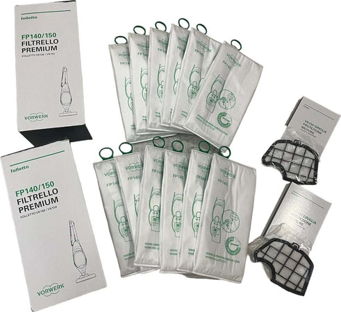 12 Sacchetti Folletto VK 140 / 150 + 2 Griglie (originali) Casa e cucina/Aspirapolvere e pulizia di pavimenti e finestre/Accessori per aspirapolvere/Sacchetti per aspirapolvere/Sacchetti per aspirapolvere verticale Grow Up - Casoria, Commerciovirtuoso.it