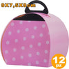 12-Scatole-Pois-Porta-Torta-Dolce-Confetti-Compleanni-Nascita-Battesimo-Feste