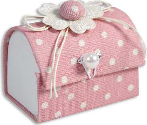 12 SCATOLINA BAULE IN TESSUTO PORTA CONFETTI BOMBONIERA NASCITA BATTESIMO ROSA Casa e cucina/Hobby creativi/Materiali per hobby creativi/Forniture per feste/Bomboniere Trade Shop italia - Napoli, Commerciovirtuoso.it