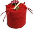 12 SCATOLINA IN TESSUTO CON PERGAMENA PORTA CONFETTI BOMBONIERA LAUREA ROSSO Casa e cucina/Hobby creativi/Materiali per hobby creativi/Forniture per feste/Bomboniere Trade Shop italia - Napoli, Commerciovirtuoso.it