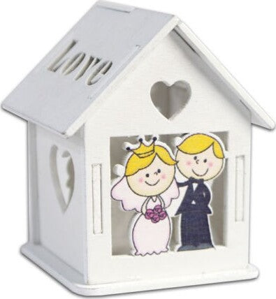 12 Scatolina Porta Confetti Bomboniera Matrimonio Casetta Con Tetto Apribile Casa e cucina/Hobby creativi/Materiali per hobby creativi/Forniture per feste/Bomboniere Trade Shop italia - Napoli, Commerciovirtuoso.it
