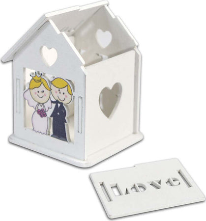 12 Scatolina Porta Confetti Bomboniera Matrimonio Casetta Con Tetto Apribile Casa e cucina/Hobby creativi/Materiali per hobby creativi/Forniture per feste/Bomboniere Trade Shop italia - Napoli, Commerciovirtuoso.it