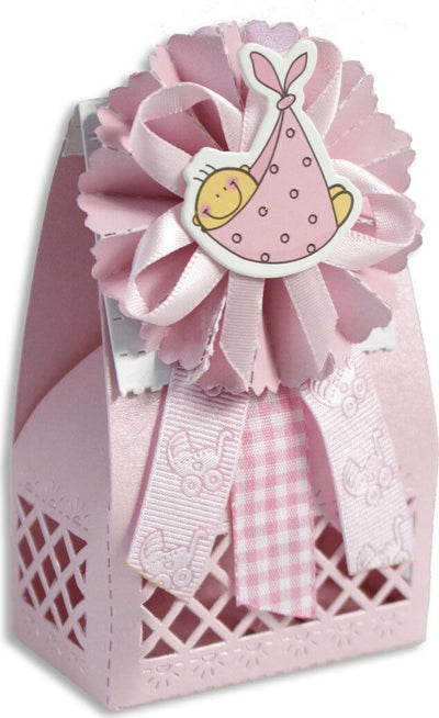 12 Scatolina Porta Confetti Bomboniera Nascita Battesimo Bimba Rosa Femmina Casa e cucina/Hobby creativi/Materiali per hobby creativi/Forniture per feste/Bomboniere Trade Shop italia - Napoli, Commerciovirtuoso.it