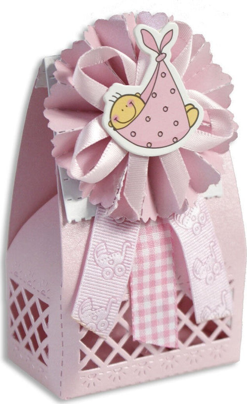 12 Scatolina Porta Confetti Bomboniera Nascita Battesimo Bimba Rosa Femmina Casa e cucina/Hobby creativi/Materiali per hobby creativi/Forniture per feste/Bomboniere Trade Shop italia - Napoli, Commerciovirtuoso.it