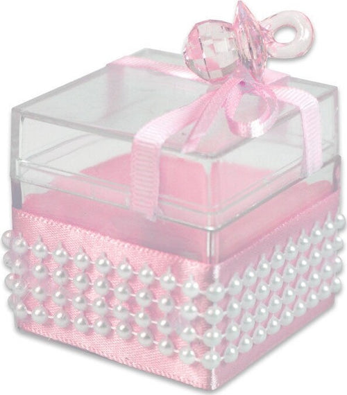 12 SCATOLINA PORTA CONFETTI BOMBONIERA NASCITA BATTESIMO CIUCCIO BIMBA ROSA Casa e cucina/Hobby creativi/Materiali per hobby creativi/Forniture per feste/Bomboniere Trade Shop italia - Napoli, Commerciovirtuoso.it