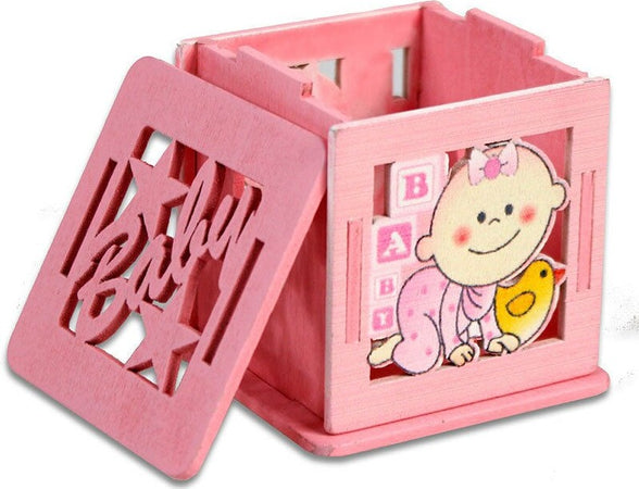 12 SCATOLINA PORTA CONFETTI IN LEGNO BOMBONIERA NASCITA BATTESIMO ROSA FEMMINA Casa e cucina/Hobby creativi/Materiali per hobby creativi/Forniture per feste/Bomboniere Trade Shop italia - Napoli, Commerciovirtuoso.it